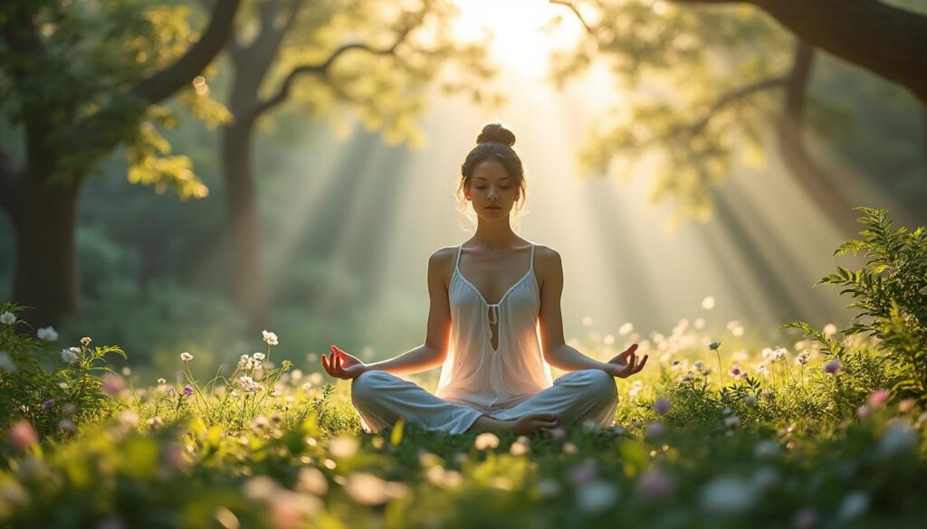 découvrez comment le yoga et la méditation en pleine nature peuvent être à la fois des pratiques spirituelles profondes et des activités laïques bénéfiques pour le bien-être corps-esprit.