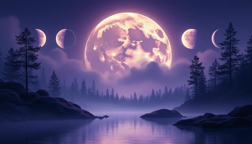 découvrez les énergies lunaires actuelles, les cycles de la lune et leurs influences vibratoires sur votre bien-être et votre quotidien.