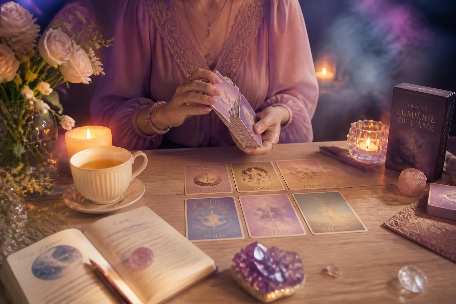 apprenez à tirer les cartes oracle facilement grâce à notre méthode pas à pas, idéale pour débutants et passionnés de divination.